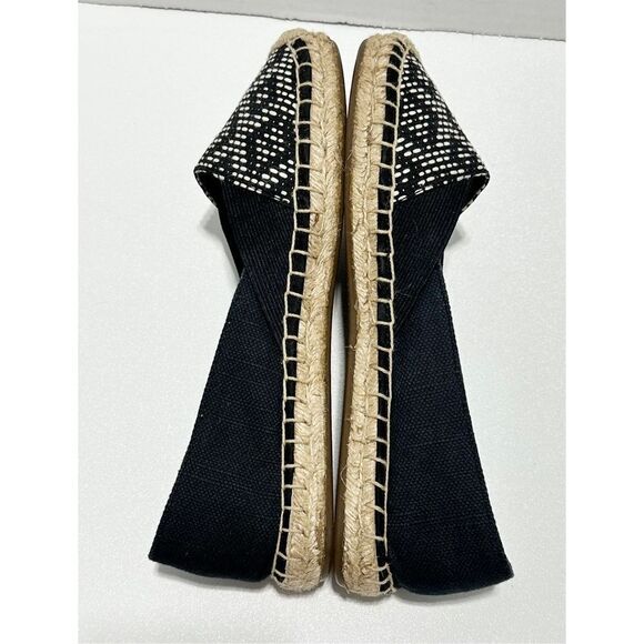 Sperry Katama Cape Tribal Print Espadrille Slip‎ On Flats Black White Women’s 8 - Picture 4 of 8